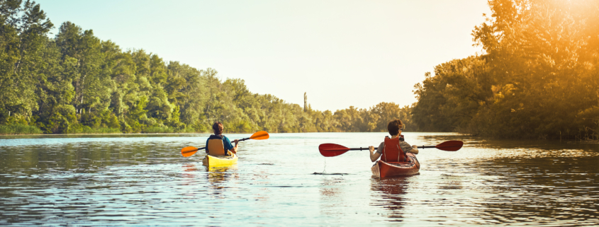 Canoeing At Weardale Watersports